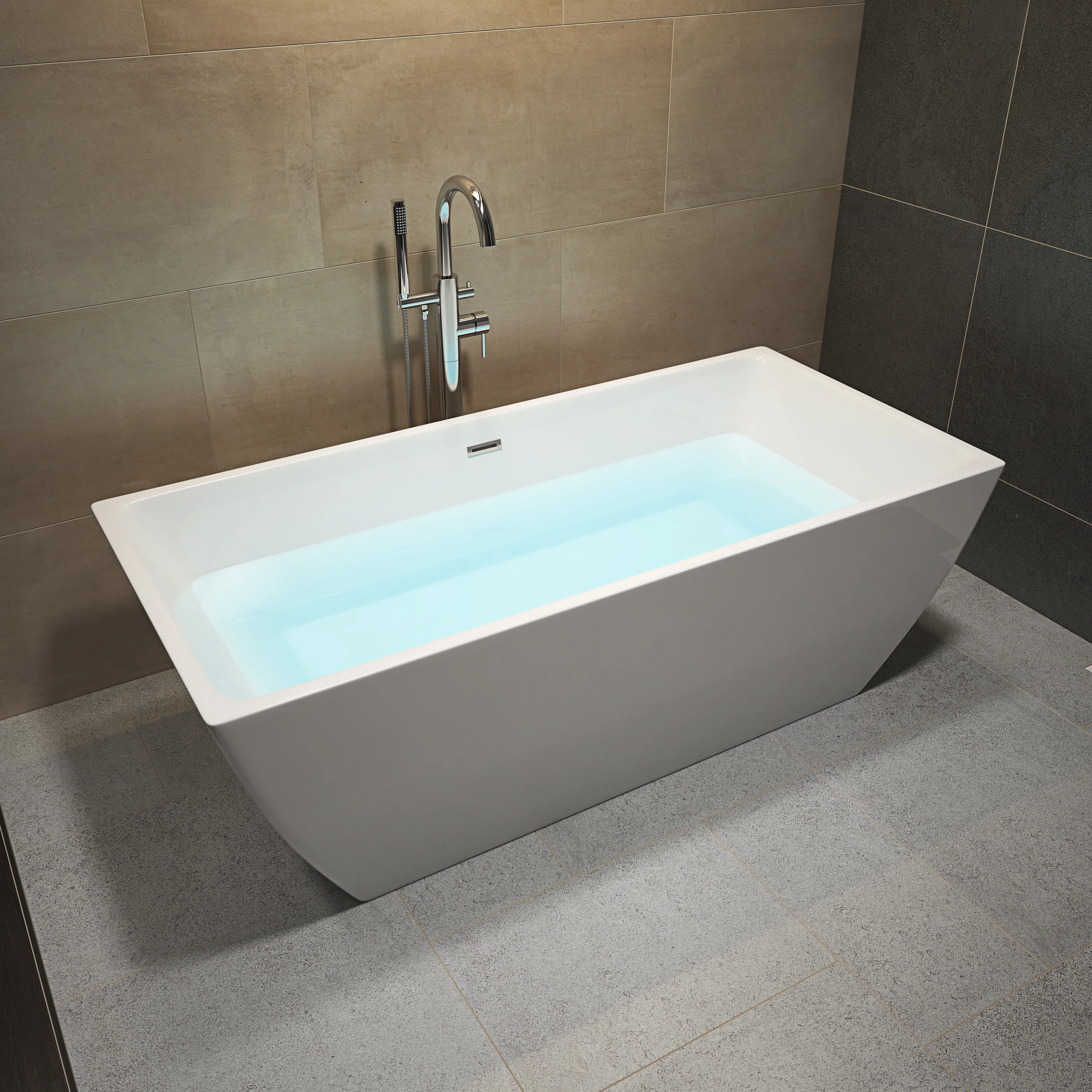Medical bathtubs, recover ice bathtub, acrylic cold plunge ice bathtub