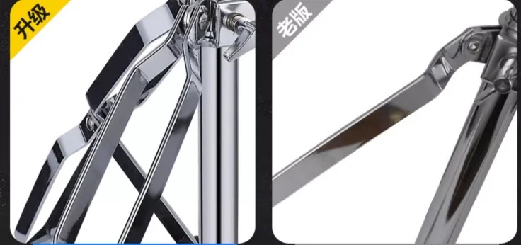 Stable 25mm Thick Pipe Slanting Cymbal Stand for Band Playing Musical Instrument Accessory