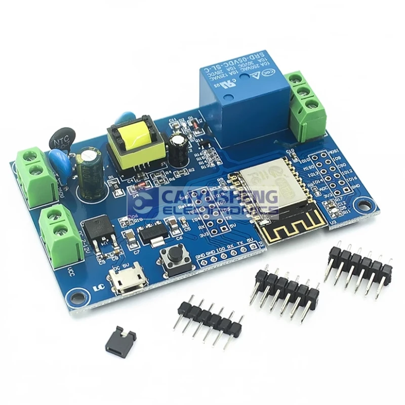 AC/DC power supply ESP8266 WIFI single-channel relay module ESP-12F development board secondary