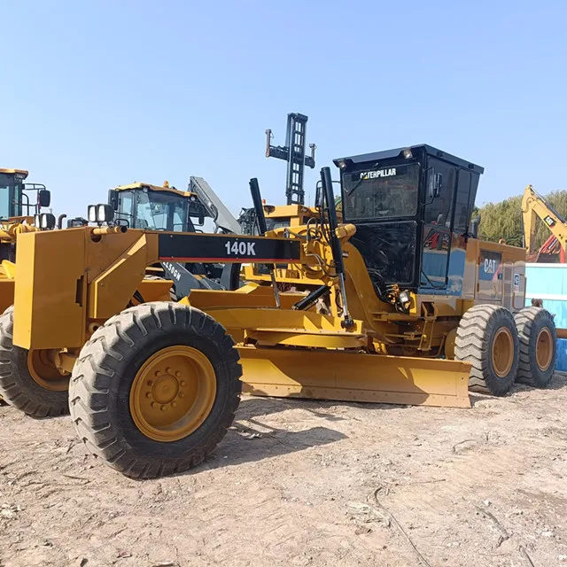 Hot selling 17 ton Motor Grader Japan origin Caterpillar 140K earth-moving strong power high quality CAT 140K
