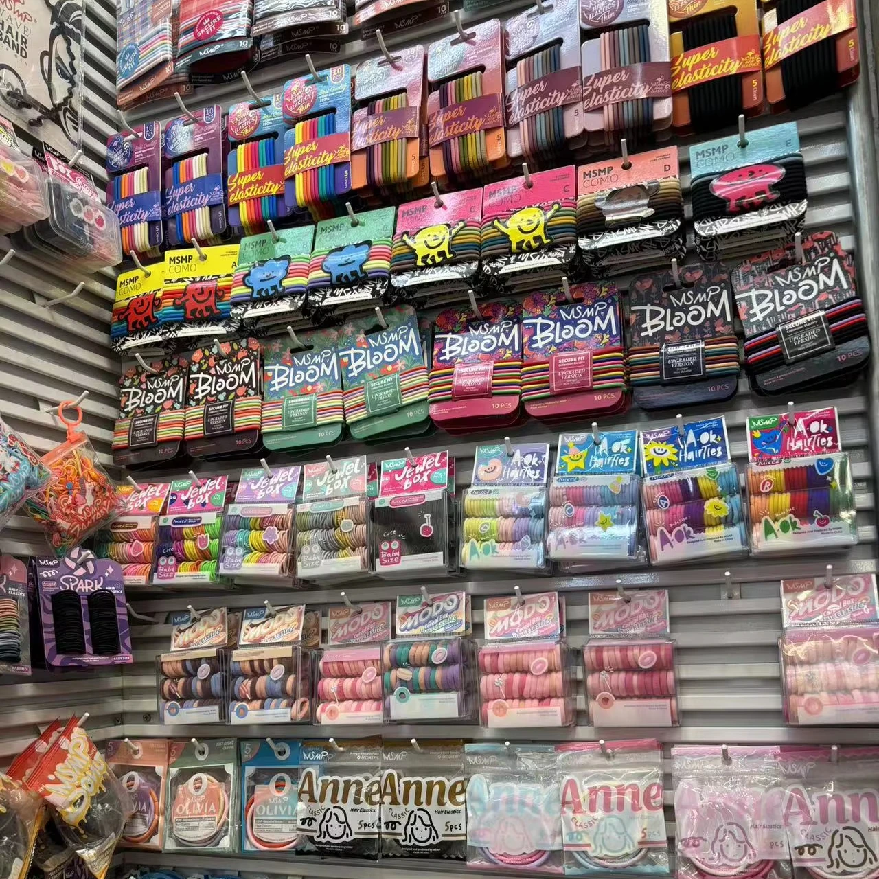 Factory Wholesale All designs best price Candy Multicolor Simple Hair band No Seam Women Girl Rubber band High Stretch Hair Ring