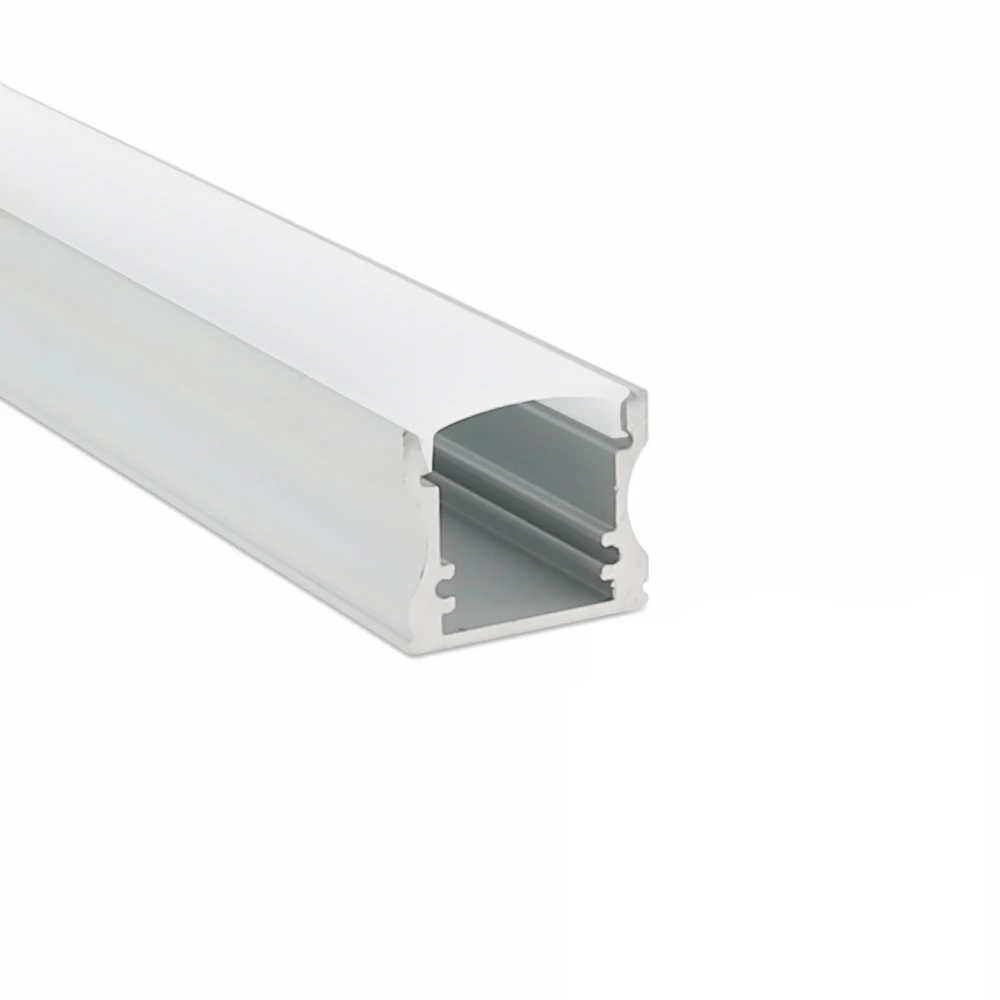 Amazon Hot Selling W18*H15 U Shape Surface Mounted Aluminium U Channel Led Bar Diffuser Aluminium Profile For Led Strips.