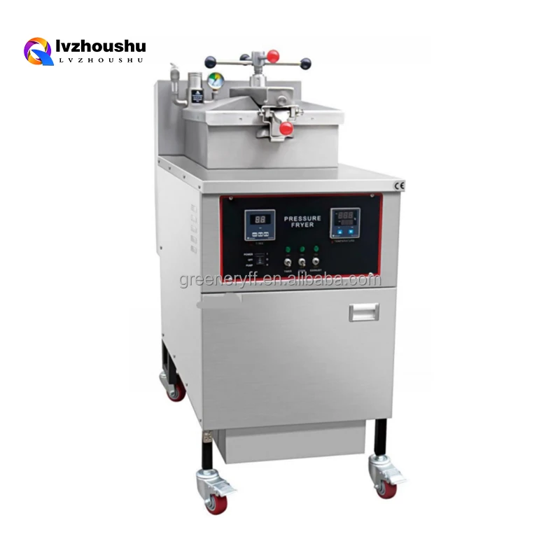 Good Quality Commercial Propane 2 Basket Deep Fryer For Gas With Hood Electric Professional Burner With Timer Oil Filter System