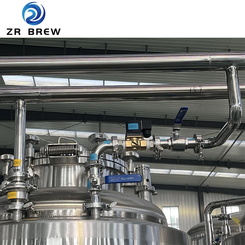Industrial large kombucha 600 gallon commercial beer brewing equipment fermentation tanks