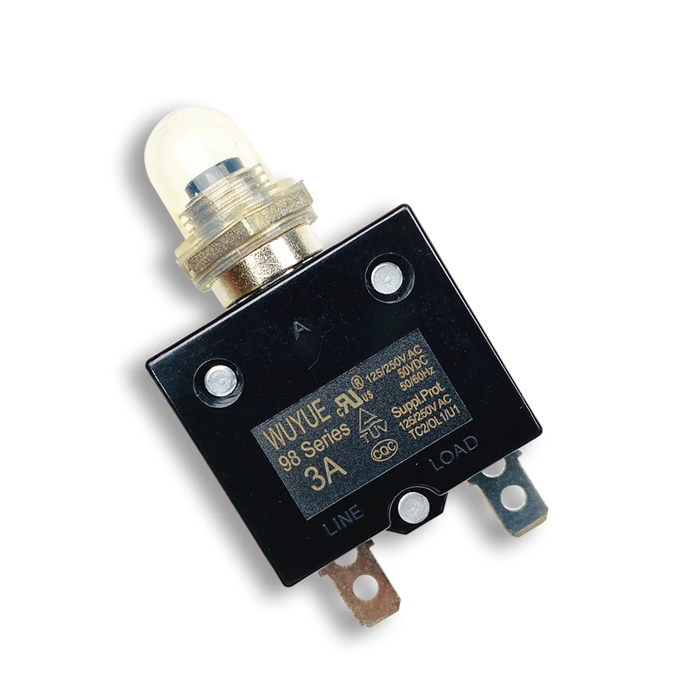 
98 series overload protector hot sale 20 amp thermal overload switch for Air Compressor thermal overload switch 