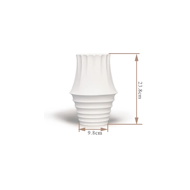 Керамическая ваза ARTTANGENT в скандинавском стиле украшения для дома белый