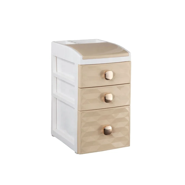 Small Office Mini File Multi-functional Household Make Up Tissue Sundries Container Plastic Storage Box Drawer Desktop Organizer