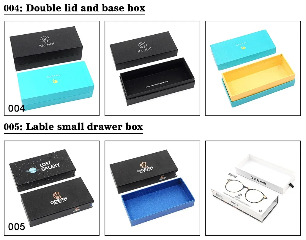 Цветные Картонные Чехлы для солнцезащитных очков на заказ оптом