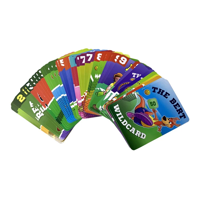 Luxury game play cards custom printing with pen box set gift play cards printing