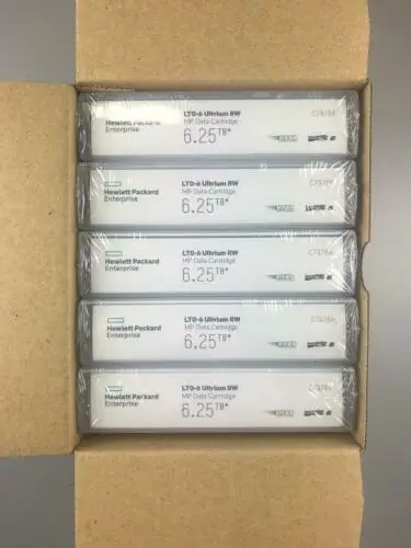 New HPE LTO-6 Ultrium 6.25TB MP RW Data Tape(C7976A)LTO6