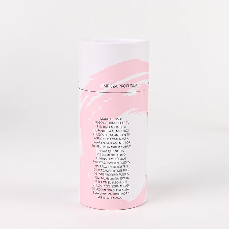 New style biodegradable kraft round paper tube push up packaging