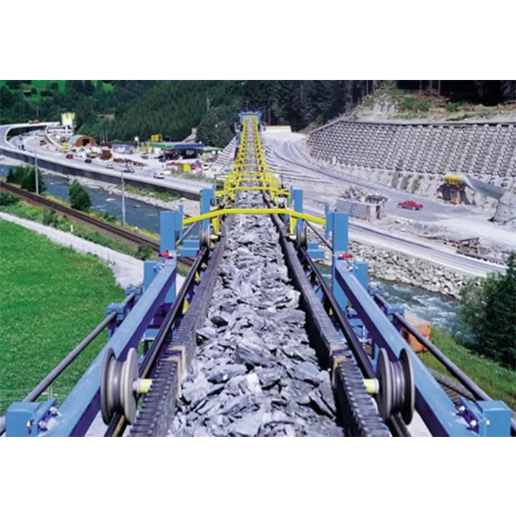 Solving the transport problem across the river, valley, highway without land acquisition issues cableway belt Conveyor