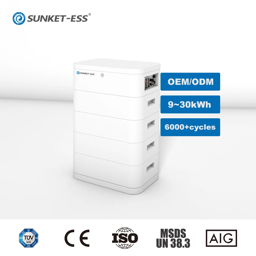 EU 9kwh-30kwh High-voltage Stacked Lithium Battery Commercial Use IP 54 LiFePO4 Battery with WiFi Smart BMS System