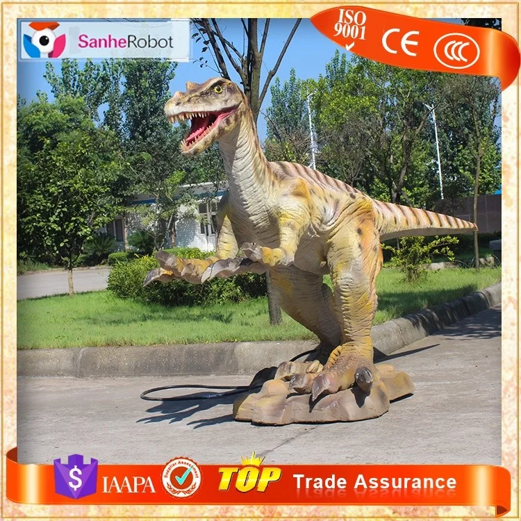 Theme park large animatronic dinosaur model 3D Alive Giganotosaurus animatronic