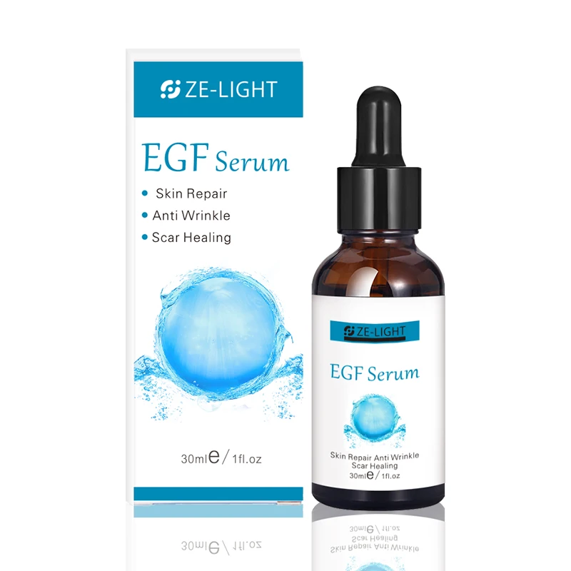 Набор для ухода за кожей ZE Light, фирменная этикетка, сыворотка против морщин egf