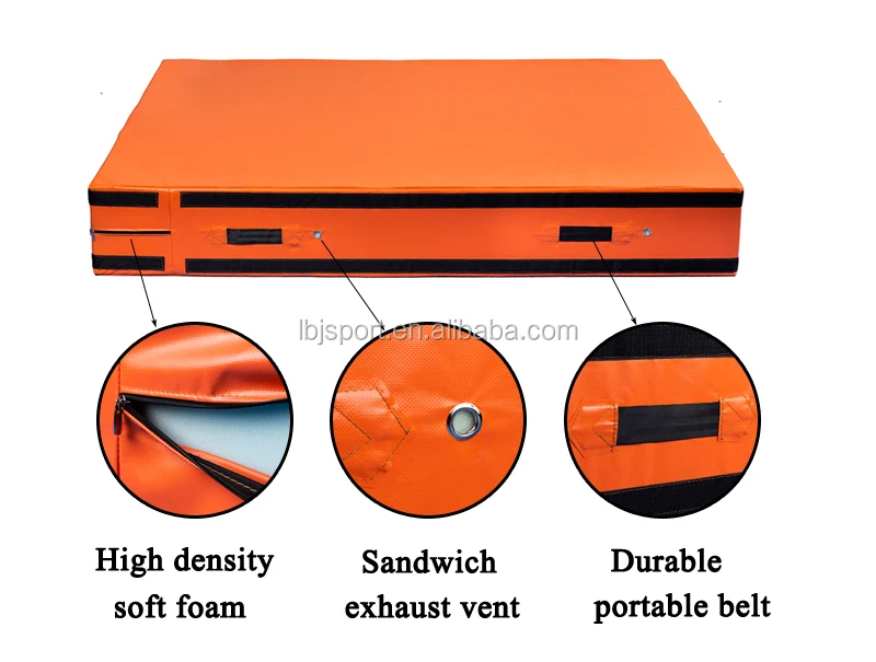 Gymnastics Mats pvc professional large thick foam gymnastic crash landing mat