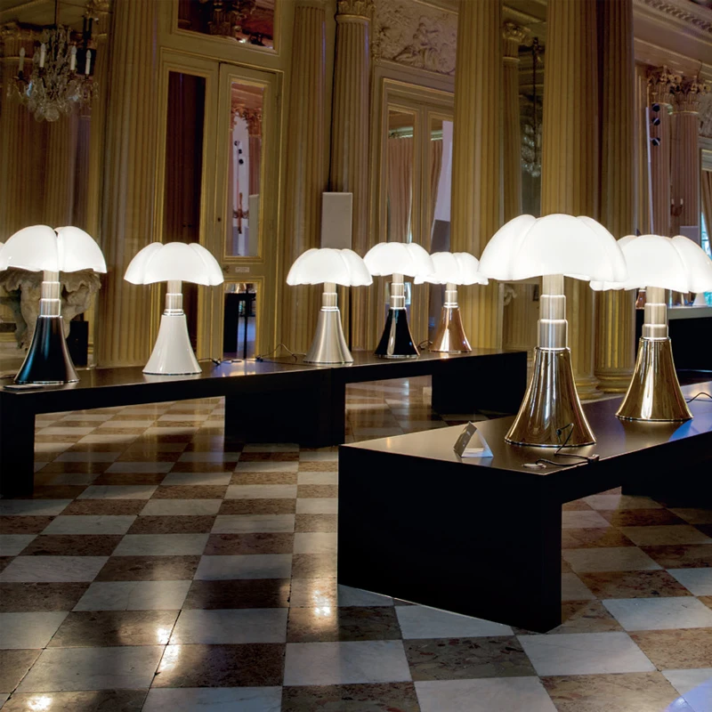 
Nordic Italian Designer Pipistrello Lamp Art Designer Table Lamp, White Glass Lamp Table Lamp, Bedside Bedroom Hotel Night Light 