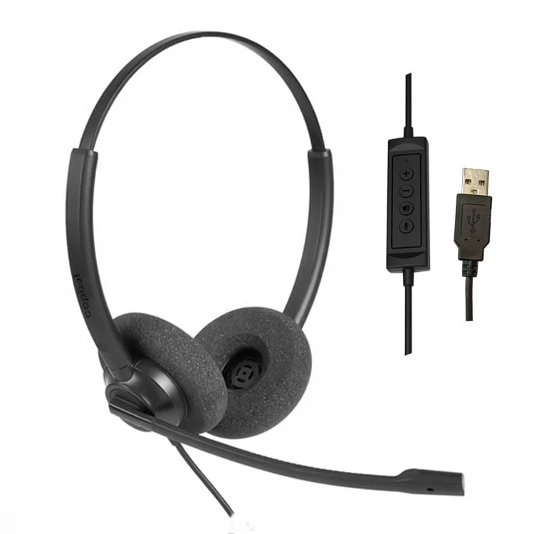 Reliable Professional Headset Wired Noise Cancelling Headphones Active Noise Aviation Cancellation Headset
