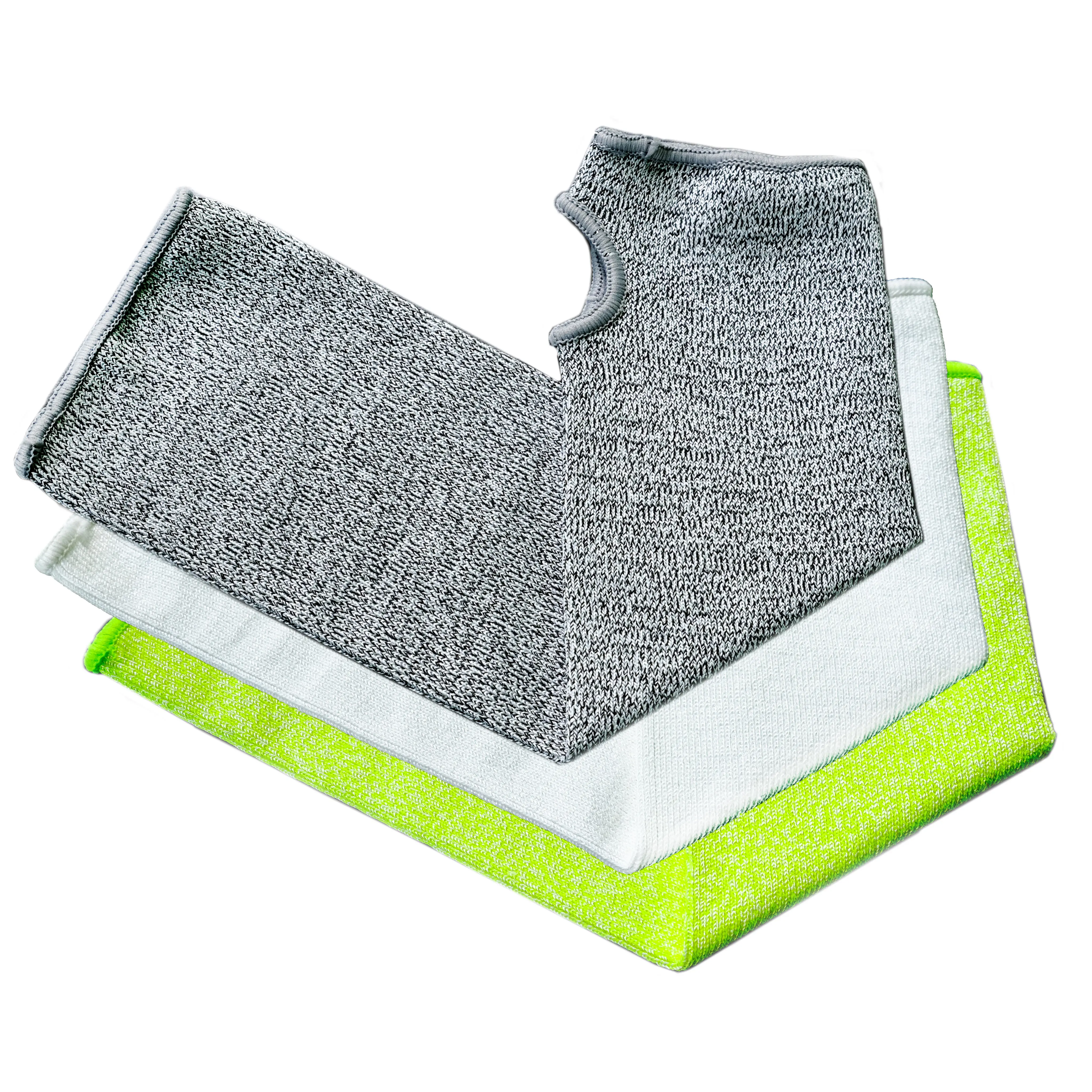 SKYEE Long Cuff HPPE Stainless Steel Wire Thumb Hole Anti Cut Aramid Protective Safety Construction Gloves for Arms