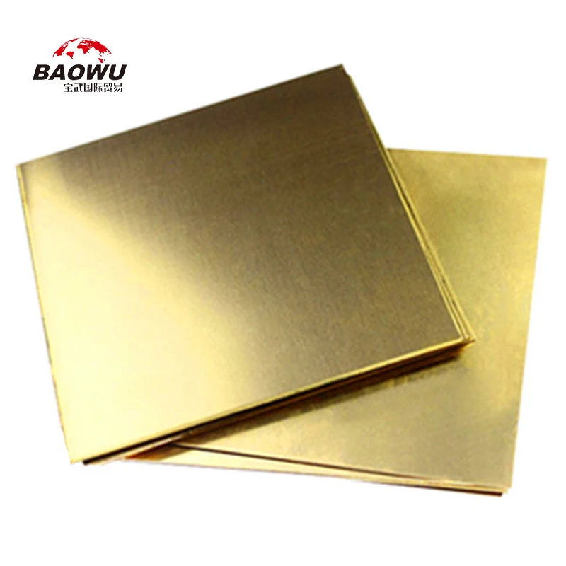 High Quality Baowu Brass plate Sheet Welding  Wholesale Price Customized Solid brass Sheet