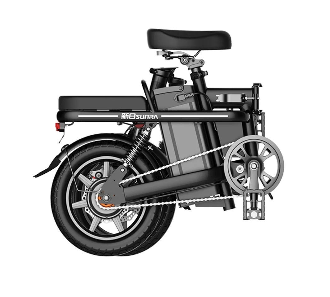 Дешевый Складной автомобильный велосипед мощностью 400 Вт с долгим сроком службы и литиевым аккумулятором