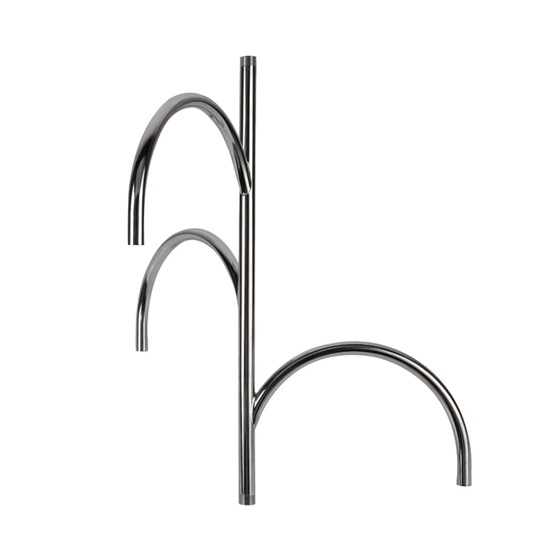 OEM High Quality Curved e iron tube hardware parts Accessories lamp