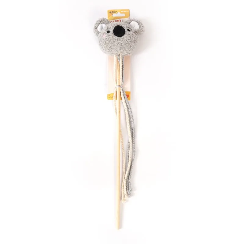 Pet supplies bells relieve boredom swing hanging door hanging elastic adjustable cat self high feather cat toys