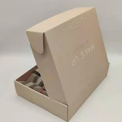 Branded Raw Brown Paper Postage Kraft Paper Eco Friendly Mailing Mailer Shipping Boxes