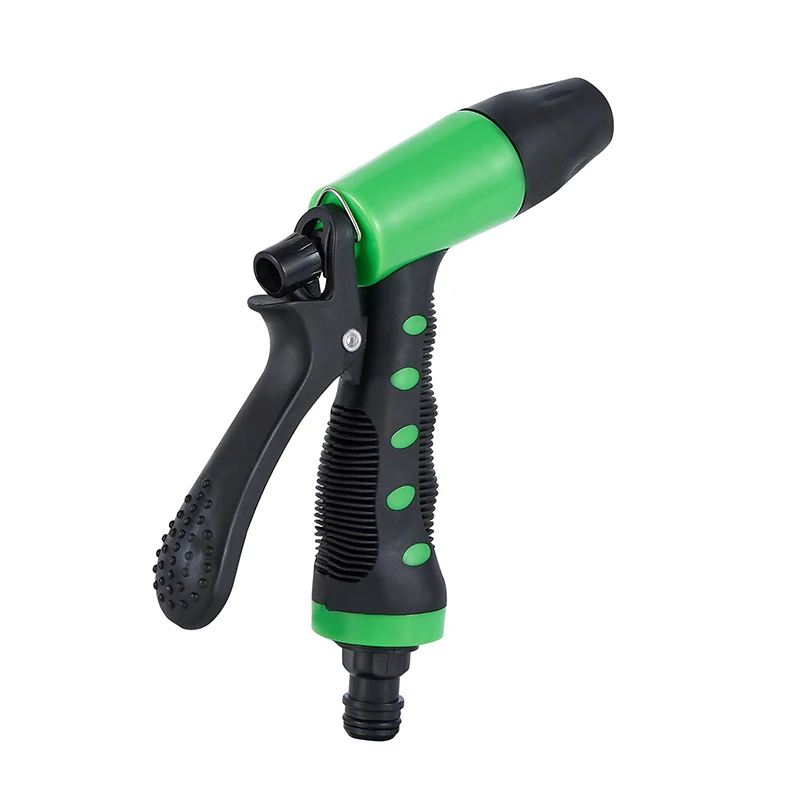 Adjustable Soft Grip Plastic Garden Water Spray Nozzle Wash Car Cleaning Gun