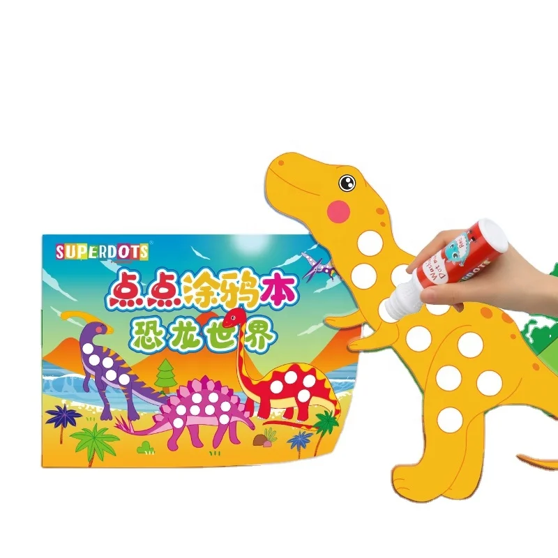 Educational Toys for Kids Children Bingo Pen Painting Toys Book Picture Story Books for Kids Drawing