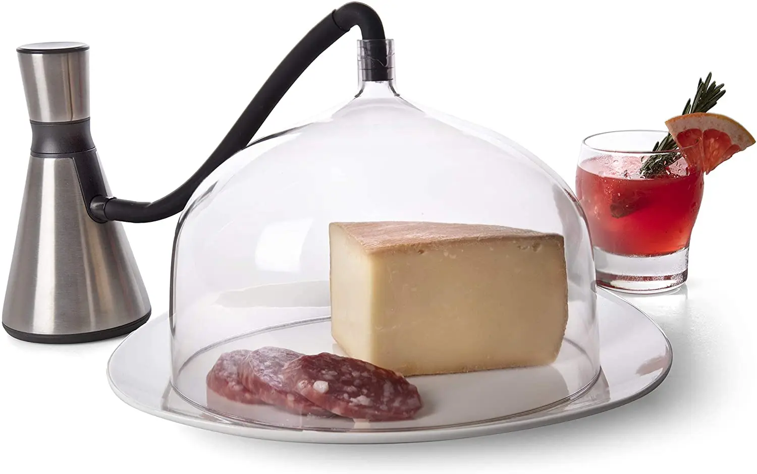 hot sale Smoke infuser/Food Smoker with plastic dome dome