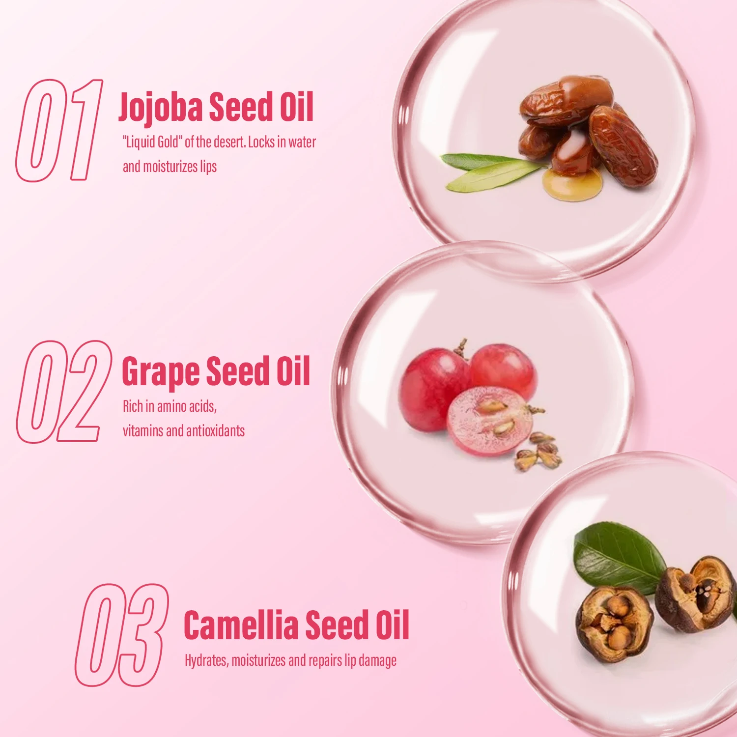 Lip Oil Private Label Custom Logo Organic Fruit Extract Lips Repair Moisturizing Hydrating Lip Oil Balm