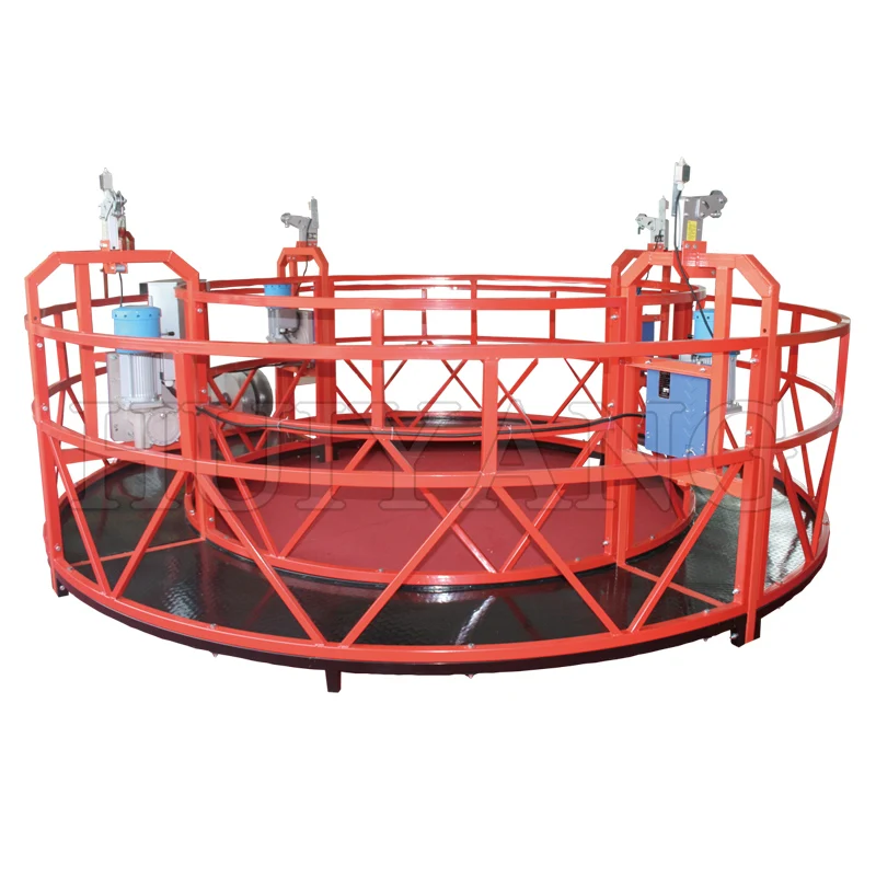 suspended platform, construction cradle, hanging scaffolding Rope suspended platform