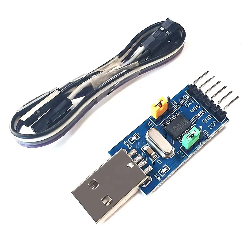 CH341T 2-in-1 Module USB to I2C IIC UART USB to TTL Serial Downloader for Microcontroller