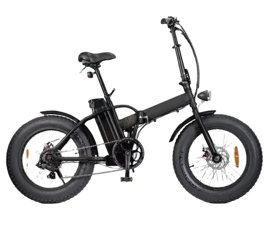 Pedal Assist System 36V Electric Bicycle 250W CE CKD Fat Tire Folding Ebike