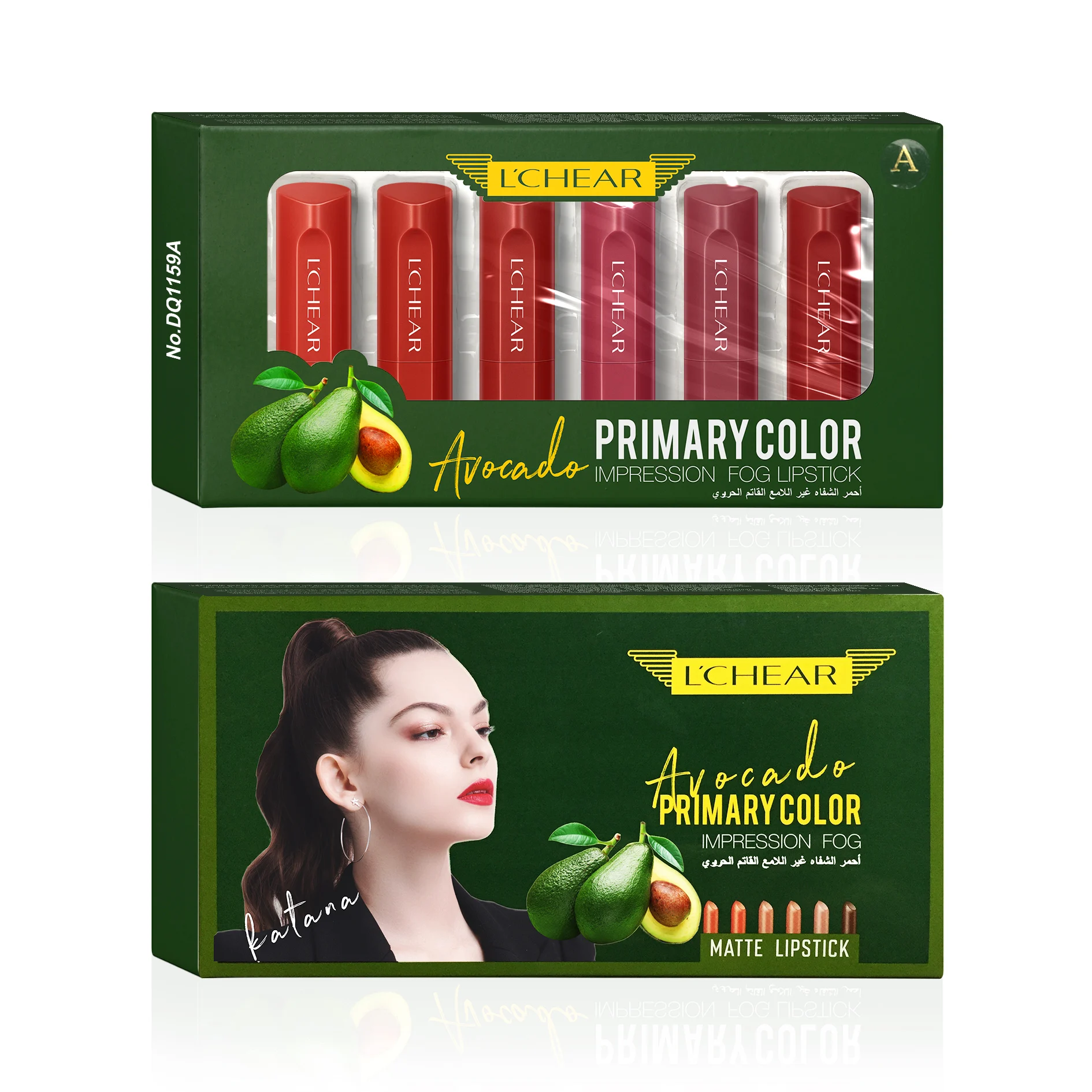 
Private label cosmetics matte velvet lipstick OEM lipstick set 