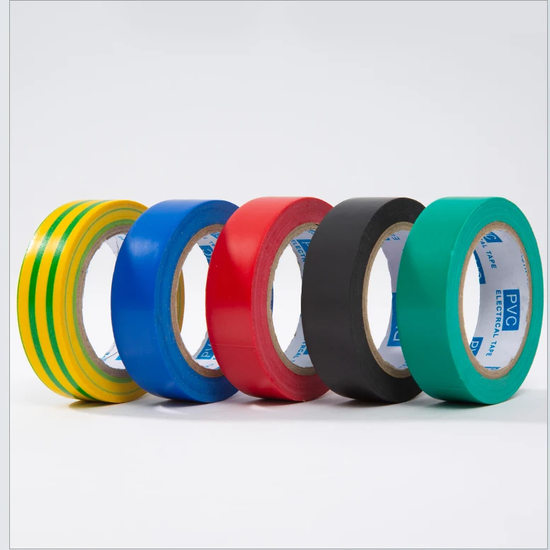 High Voltage Insulation Retardant Rubber Electrical PVC Tape Single Sided Acrylic Adhesive Pressure Sensitive Use for Warnings
