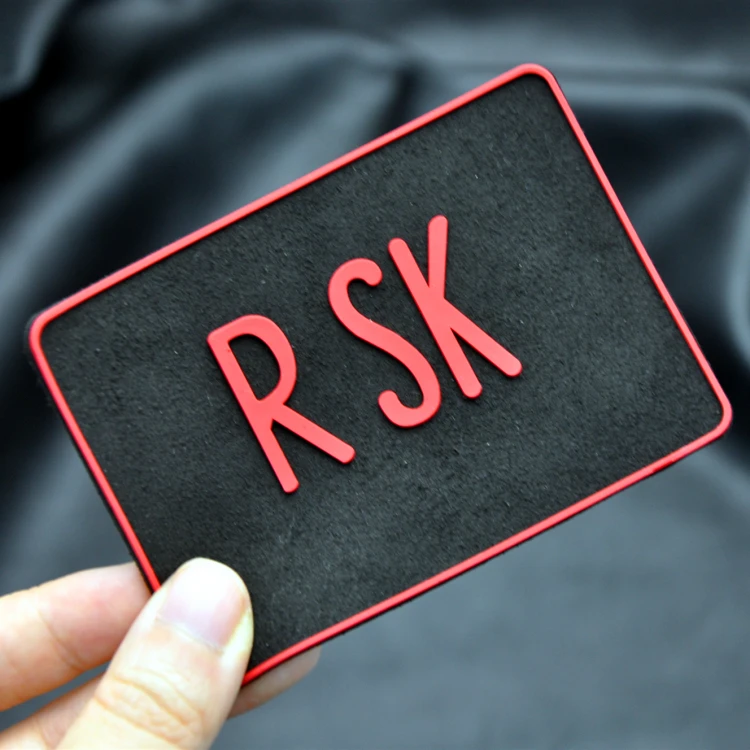 Custom OEM custom 3d name rubber pvc clothing school logo patches parches para ropa