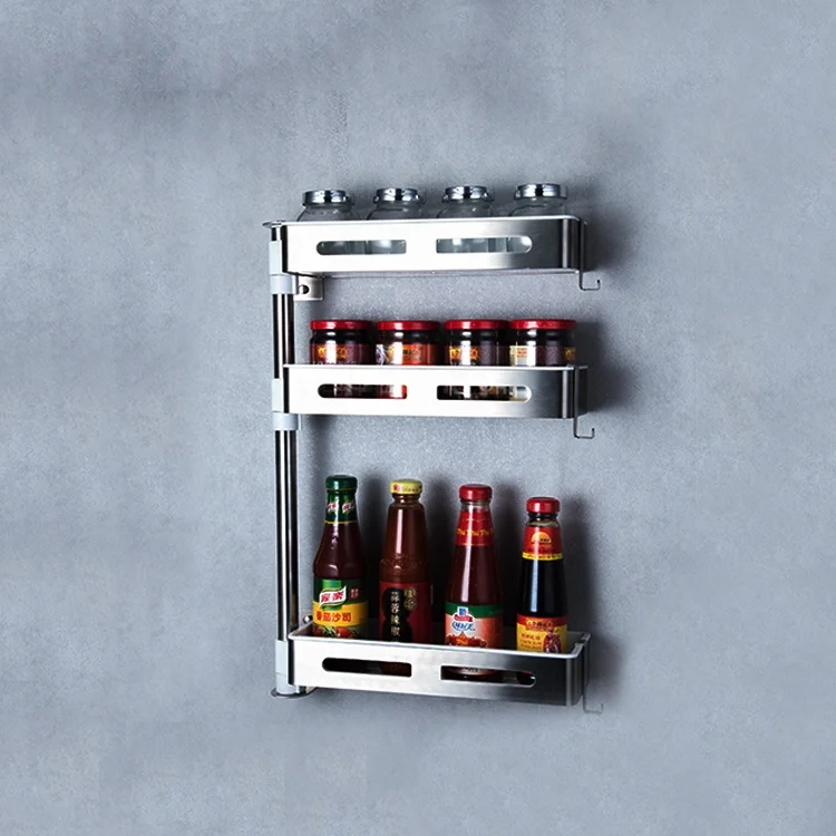 Полный набор кухонных принадлежностей IKITCHEN настенный подвесной стеллаж для специй черный/серебристый металлический органайзер тарелок и мисок полка