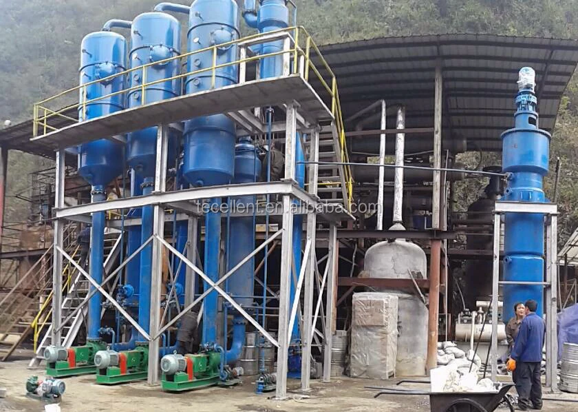 
High Efficiency Industrial Salt Water Treatment Wiped Thin Film Evaporator 