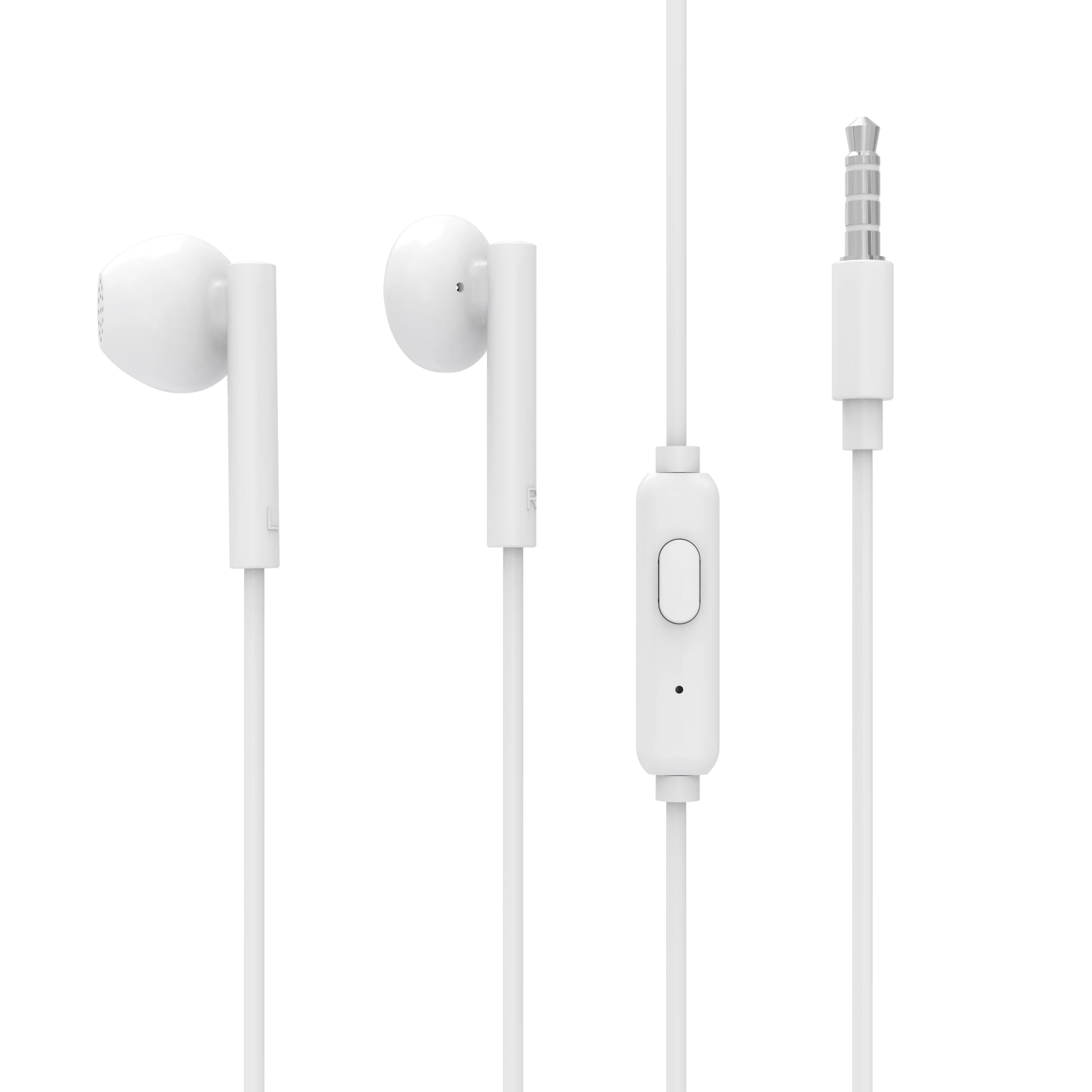 
 WOPOW Factory WE01 New 2021 Design 3.5mm Universal Handsfree Microphone Wired Music Headphones Earphone With Mic  