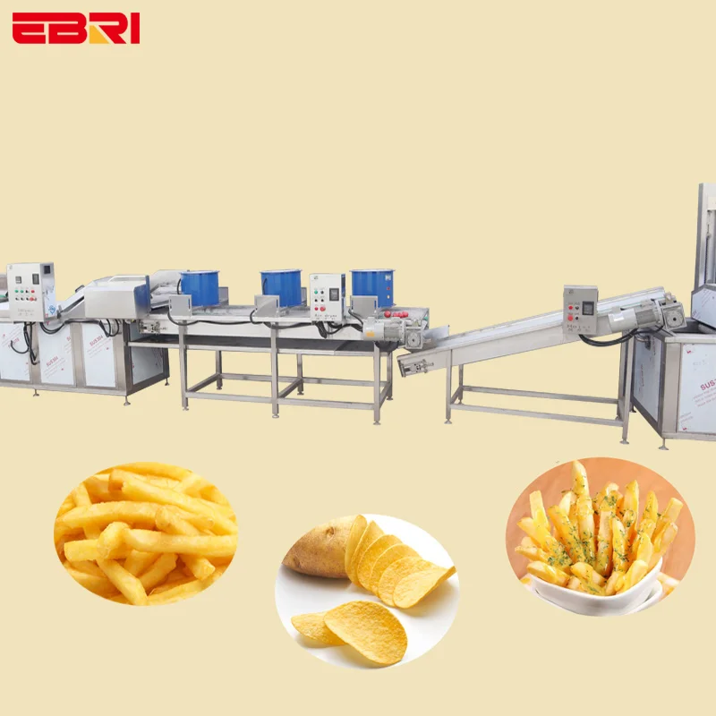 Manufacturers sale french fries production line frozen potato chips machine french fry making machine