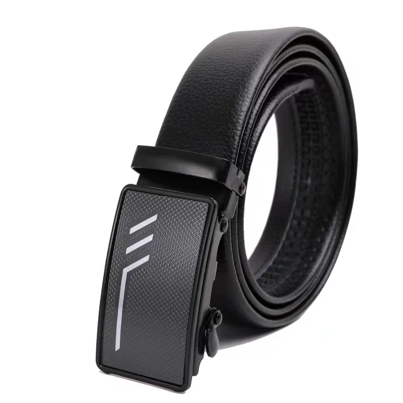 Новинка 2022 регулируемый ремень с автоматической пряжкой устойчивый к натяжению износостойкий деловой ремень для мужчин модный