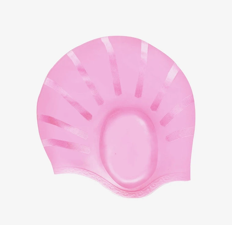 OEM Custom Adult Swim Cap Unisex Ear Protection swimming cap 100% Elasticity  Silicone
