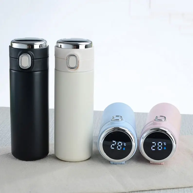 Custom Wholesale 400Ml Thermos Water Bottle Cup Insulated Termo Stainless Steel Tea Coffee Vacuum Flask Thermoses With Filter