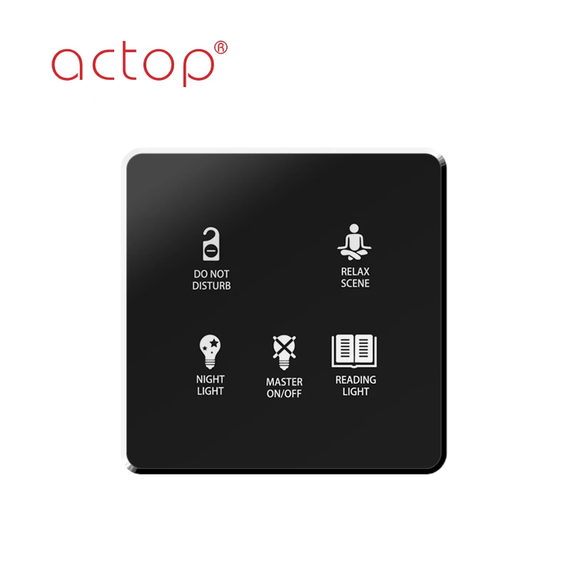  ACTOP новинка 2019 года Современное украшение для дома настенный сенсорный выключатель умного Zigbee