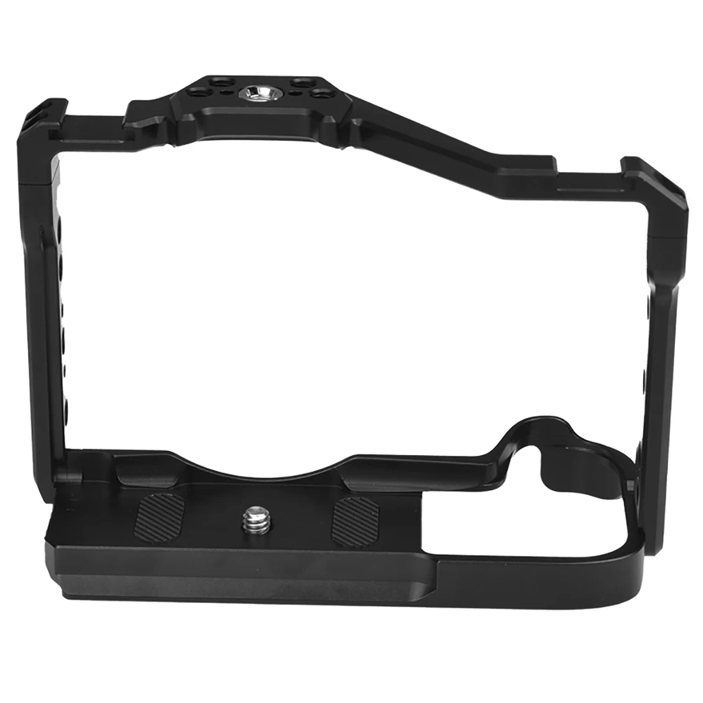 EOS R8 Camera Cage Rig Protective Housing Case Cold Shoe Mount ARRI 3/8 1/4 Hole for Canon EOS R8 DSLR Camera Top Handle Grip