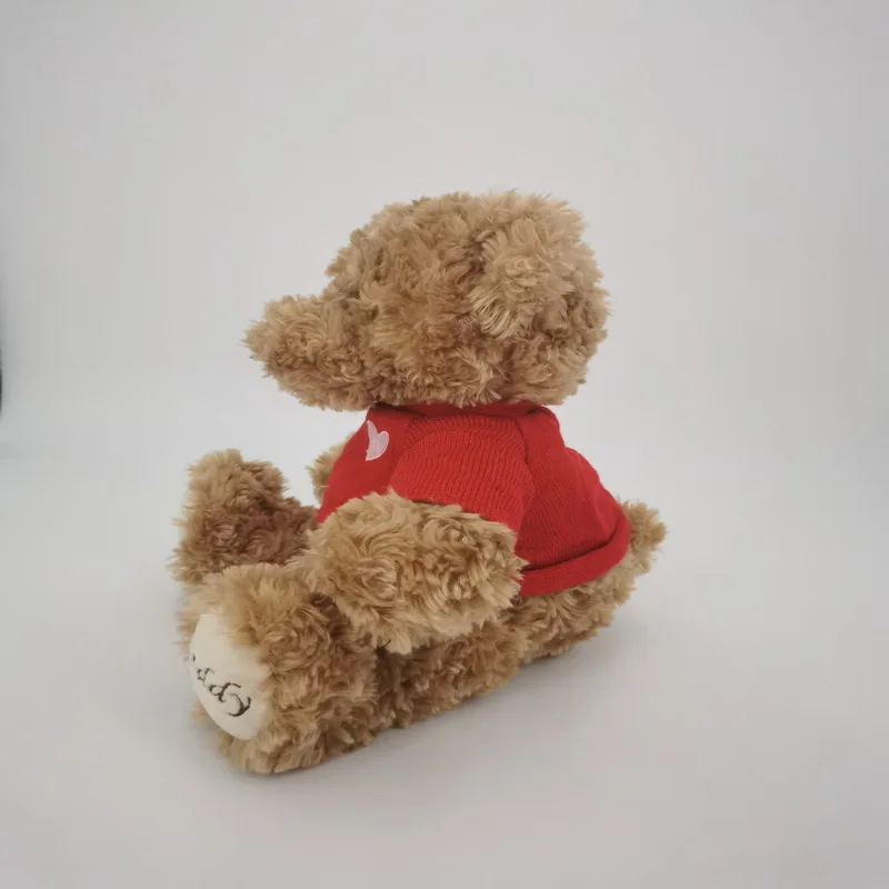  Оптовая продажа милый красный Мишка Amigurumi с длинными волосами подарок для детей
