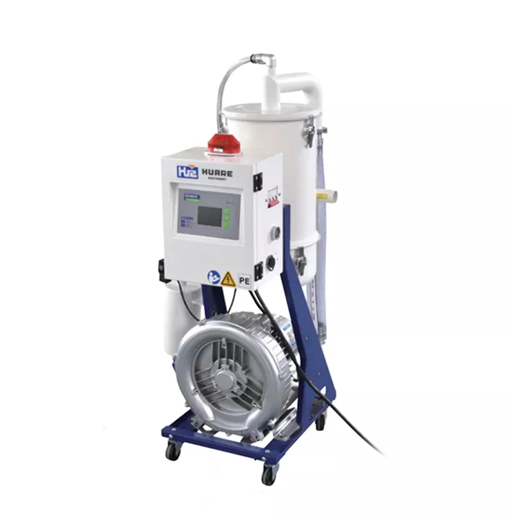 HUARE HAL-5HP-U Conveniently Remove Dust Stainless Steel Hopper Stand Alone Type Loader Auto For Pvc Machine