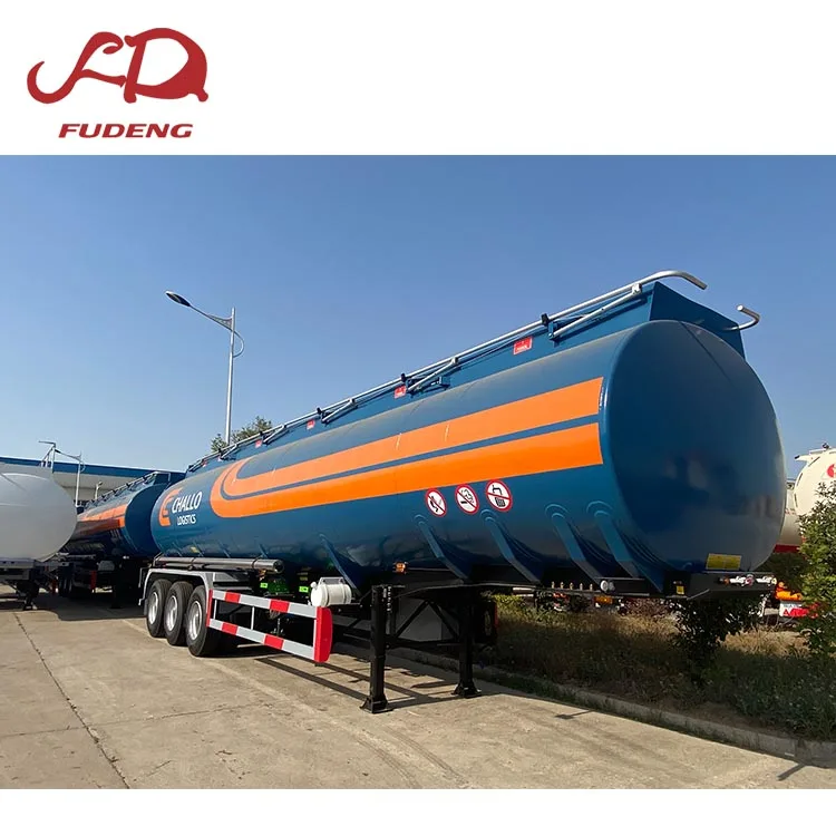 Настраиваемый трейлер Fudeng 45000L 50000L 54000L емкость топливный танкер Самая низкая цена Нефть Газ дизельный прицепы